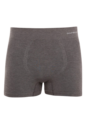 Pánské boxerky Gino bezešvé bambusové šedé (54005) XL