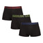 3PACK pánské boxerky Under Armour černé (1383891 004) XL