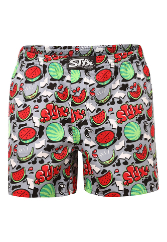 Pánské trenky Styx premium art klasická guma melouny (AP1459) L