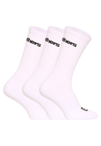3PACK ponožky Horsefeathers bílé (AA1077B) L