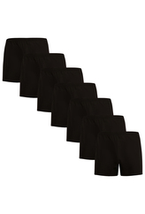 7PACK pánské trenky Nedeto černé (7NDTT001) M