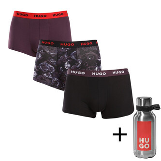 3PACK pánské boxerky HUGO vícebarevné (50517894 982) L