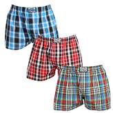 3PACK pánské trenky Styx klasická guma vícebarevné (3A103456) XXL