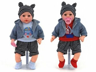 Lalka bobas śpiewa i mówi po polsku 45cm