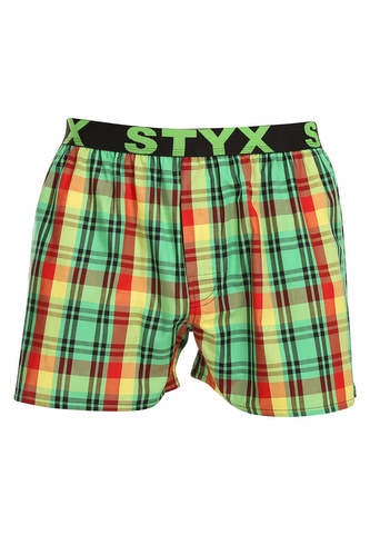 Pánské trenky Styx sportovní guma vícebarevné (B1018) L