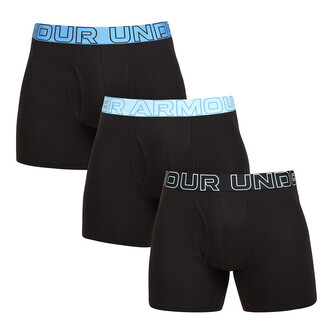3PACK pánské boxerky Under Armour černé (1383889 003) L