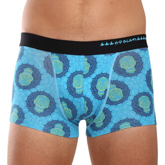 Pánské boxerky 69SLAM hip bamboo SKULL MANDALA (MHBSKM-BB) M