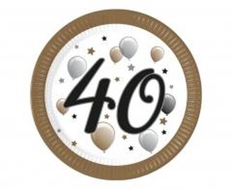 Talerzyki papierowe 23cm 8szt