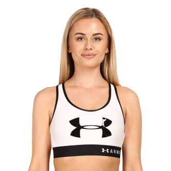 Dámská podprsenka Under Armour bílá (1344333 100) S