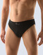 Pánské slipy Gino bezešvé bambusové černé (50005) S