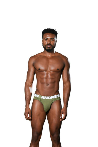 Pánské jocksy Andrew Christian zelené SHOW-IT (93483-OLIVE) L