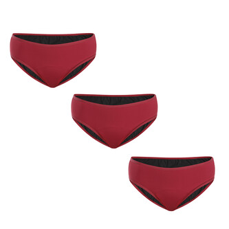 3PACK Menstruační kalhotky Meracus Timeless Burgundy Plus (MEMS106) M 3PACK Menstruační kalhotky Meracus Timeless Burgundy Plus (MEMS106) M