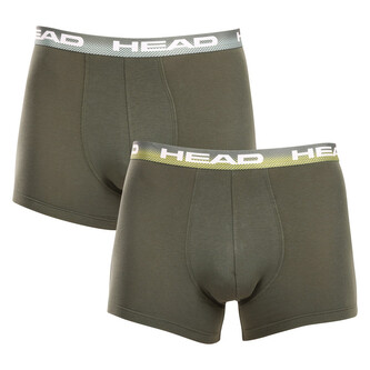2PACK pánské boxerky HEAD zelené (701226183 001) M