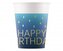 Kubeczki papierowe Happy Birthday 200ml 8szt