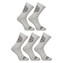 5PACK ponožky Styx vysoké šedé (5HV1062) M