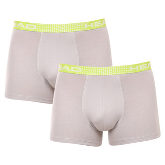 2PACK pánské boxerky HEAD šedé (701221813 002) L