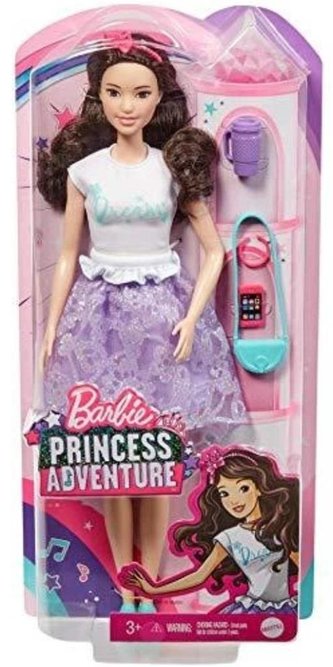 Barbie Przygody księżniczek Lalka GML71
