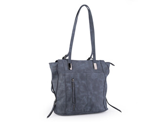 Kabelka z imitace broušené kůže - 1 ks - 14 modrá jeans