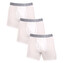 3PACK pánské boxerky Under Armour bílé (1383889 100) M