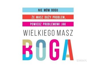 Magnes na lodówkę - Nie mów Bogu