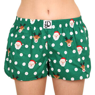 Veselé dámské trenky Dedoles Santa a Rudolf (DWLB002) XL