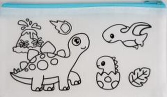 Piórnik etui Tinting dino