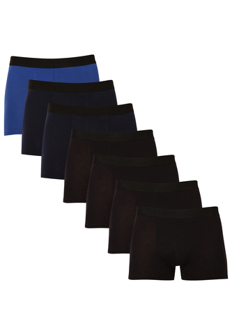7PACK pánské boxerky Nedeto vícebarevné (7NDTB1001) XL