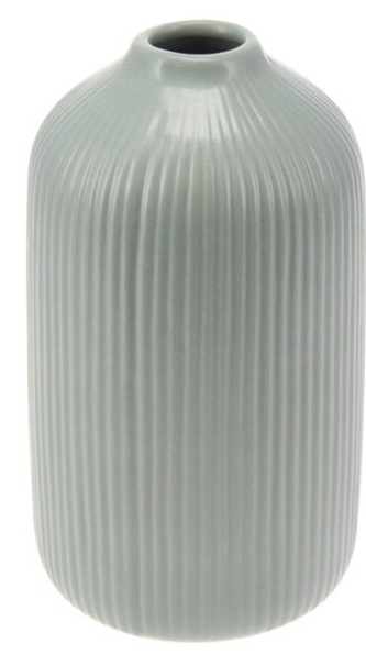 Kameninová váza 10,5x19 cm zelená