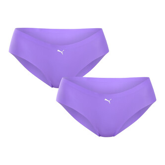 2PACK dámské kalhotky Puma bezešvé fialové (100001012 019) S