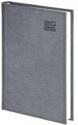 Kalendarz 2026 A4 dzienny Aluminium srebrny