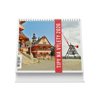 Tipy na výlety 2026 - stolní kalendář