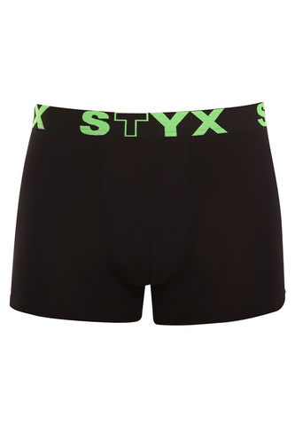 Pánské boxerky Styx sportovní guma černé (G962) XL
