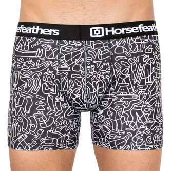 Pánské boxerky Horsefeathers Sidney doodle (AM070C) M