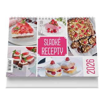 Sladké recepty 2026 - stolní kalendář