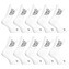 10PACK ponožky Styx vysoké bílé (10HV1061) XL