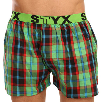 Pánské trenky Styx sportovní guma vícebarevné (B904) M
