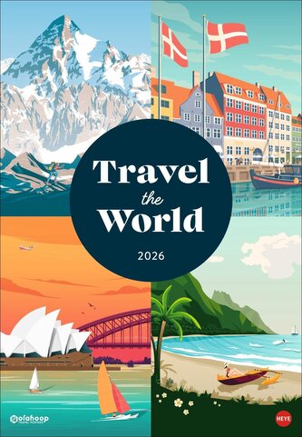 Travel the World Posterkalender 2026