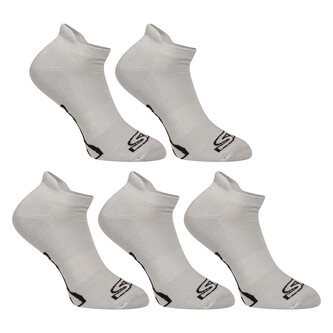 5PACK ponožky Styx nízké šedé (5HN1062) L