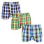 3PACK pánské trenky Styx klasická guma vícebarevné (3A11789) M