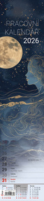 Pracovní kalendář 2026 - nástěnný kalendář, kravata