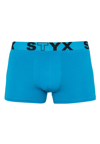 Pánské boxerky Styx sportovní guma světle modré (G969) L