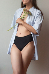 Menstruační kalhotky Meracus Hi Cut Black Plus (MEMS031) S