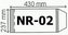 Okładka na podr B5 regulowana nr 2 (50szt) NARNIA