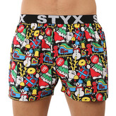 Pánské trenky Styx art sportovní guma Vánoce (B1258) M