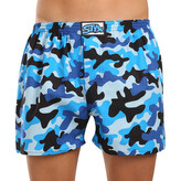 Pánské trenky Styx art klasická guma nadrozměr maskáč modrý (E1850) 5XL