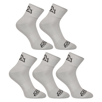 5PACK ponožky Styx kotníkové šedé (5HK1062) S