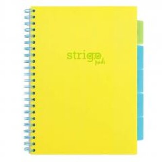 Kołozeszyt Pads A5/100K linia Neon żółty