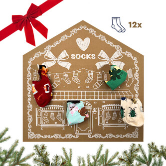 Adventní kalendář 12x ponožky Dedoles (24DXV1) S