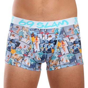 Pánské boxerky 69SLAM Hip SUMMER YACHT (MSYSYH-PO) L