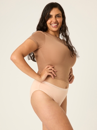 Menstruační kalhotky Modibodi Classic Bikini Moderate-Heavy Beige (MODI4008B) XL Menstruační kalhotky Modibodi Classic Bikini Moderate-Heavy Beige (MODI4008B) XL